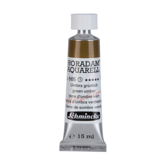 Horadam Aquarell watercolor paint - Schmincke - 665, Green Umber, 15 ml