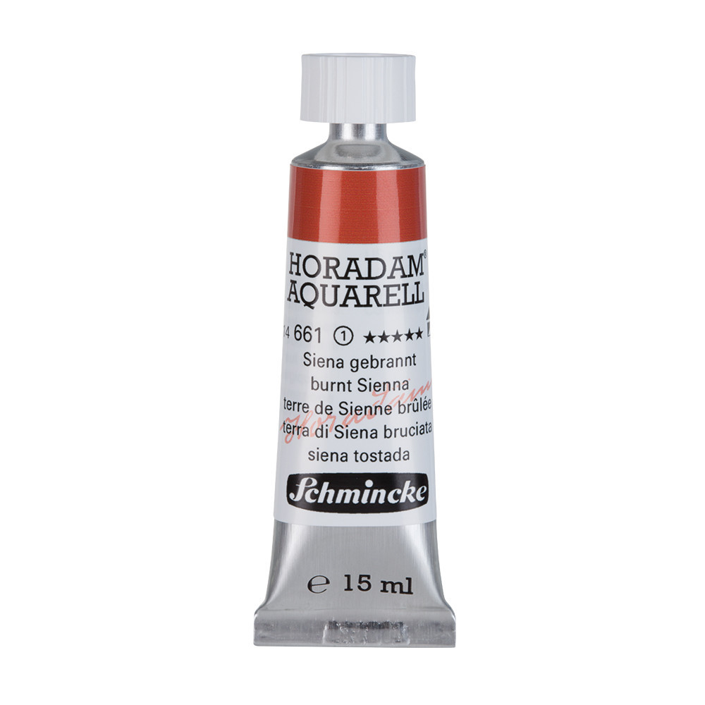 Horadam Aquarell watercolor paint - Schmincke - 661, Burnt Sienna, 15 ml