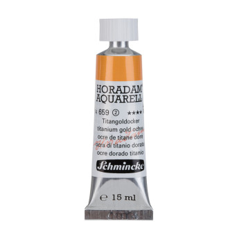 Farba akwarelowa Horadam Aquarell - Schmincke - 659, Titanium Gold Ochre, 15 ml