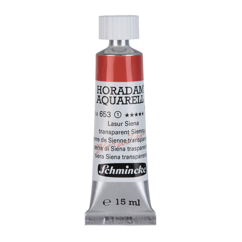 Horadam Aquarell watercolor paint - Schmincke - 653, Transparent Sienna, 15 ml
