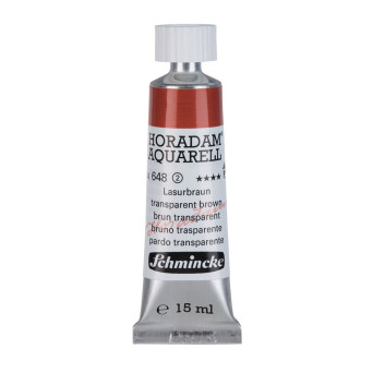 Farba akwarelowa Horadam Aquarell - Schmincke - 648, Transparent Brown, 15 ml