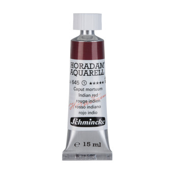 Horadam Aquarell watercolor paint - Schmincke - 645, Indian Red, 15 ml