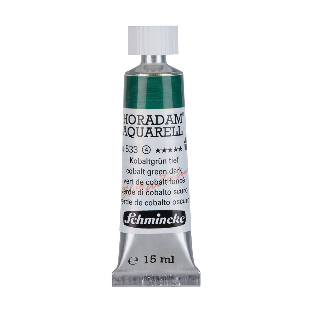 Farba akwarelowa Horadam Aquarell - Schmincke - 533, Cobalt Green Dark, 15 ml