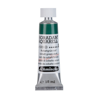 Horadam Aquarell watercolor paint - Schmincke - 533, Cobalt Green Dark, 15 ml