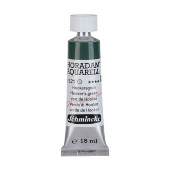 Horadam Aquarell watercolor paint - Schmincke - 521, Hooker's Green, 15 ml