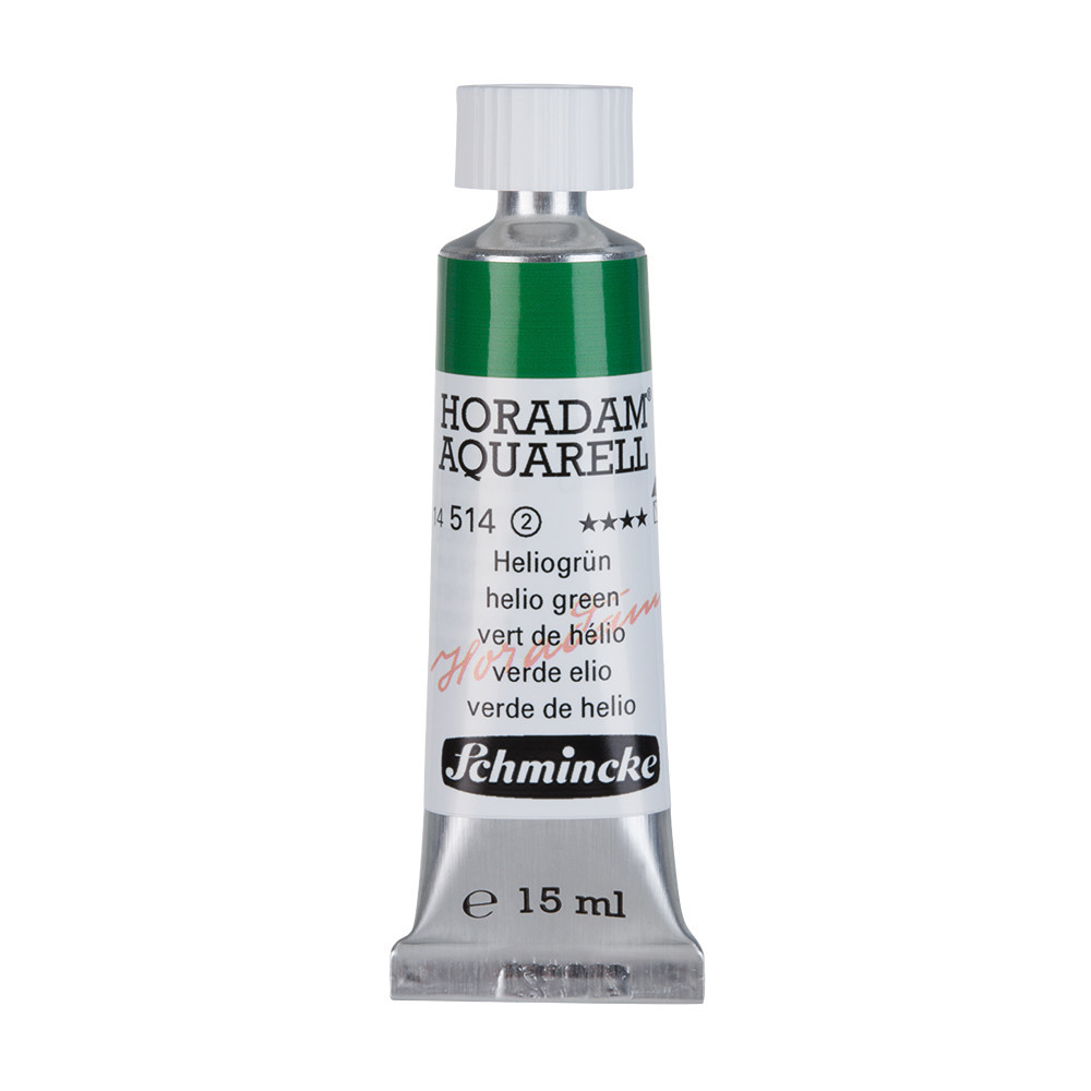 Horadam Aquarell watercolor paint - Schmincke - 514, Helio Green, 15 ml