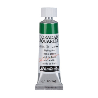 Farba akwarelowa Horadam Aquarell - Schmincke - 514, Helio Green, 15 ml