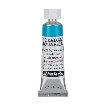 Horadam Aquarell watercolor paint - Schmincke - 509, Cobalt Turquoise, 15 ml