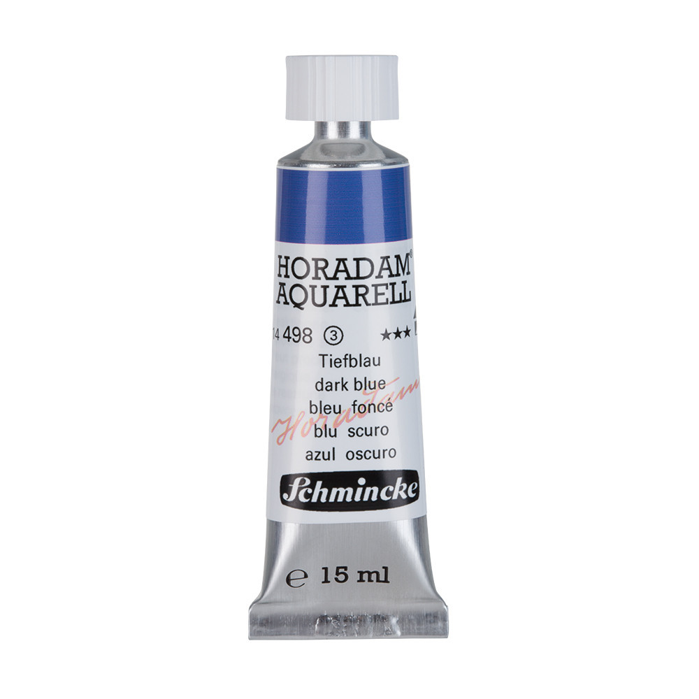 Farba akwarelowa Horadam Aquarell - Schmincke - 498, Dark Blue, 15 ml