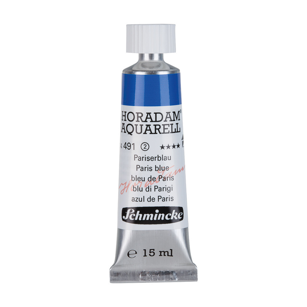 Horadam Aquarell watercolor paint - Schmincke - 491, Paris Blue, 15 ml