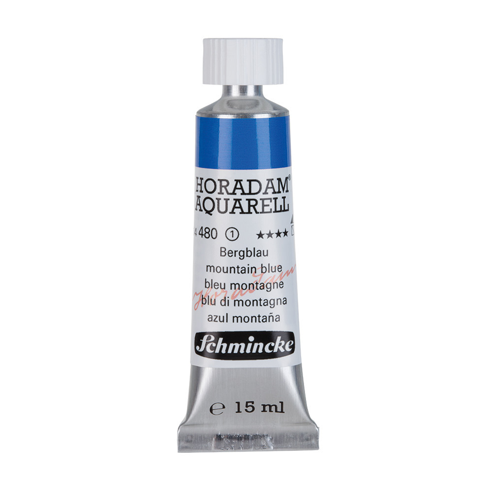 Farba akwarelowa Horadam Aquarell - Schmincke - 480, Mountain Blue, 15 ml