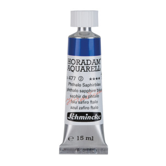 Farba akwarelowa Horadam Aquarell - Schmincke - 477, Phthalo Sapphire Blue, 15 ml