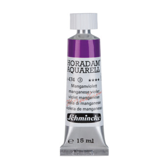 Farba akwarelowa Horadam Aquarell - Schmincke - 474, Manganese Violet, 15 ml