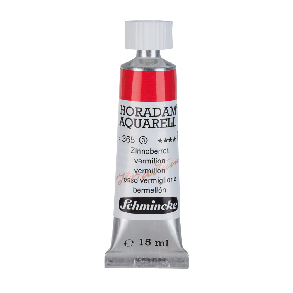 Farba akwarelowa Horadam Aquarell - Schmincke - 365, Vermilion, 15 ml