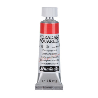 Horadam Aquarell watercolor paint - Schmincke - 361, Permanent Red, 15 ml