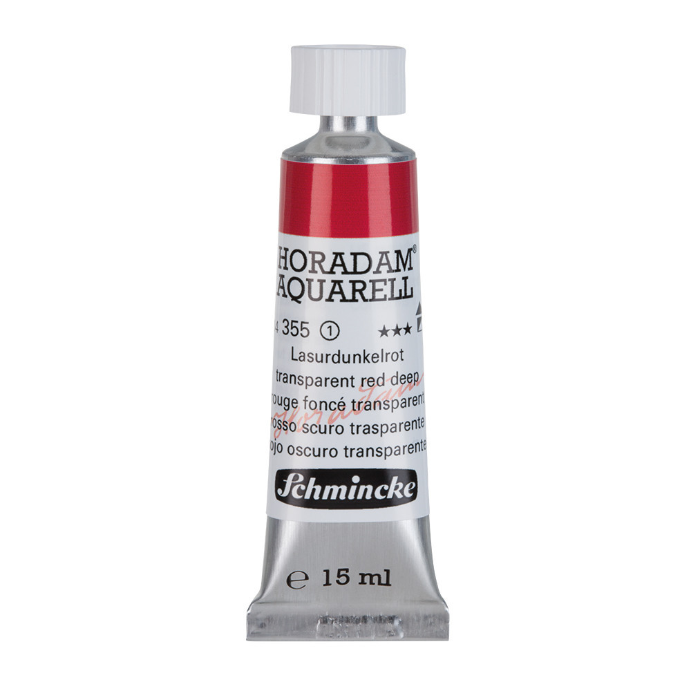 Farba akwarelowa Horadam Aquarell - Schmincke - 355, Transparent Red Deep, 15 ml