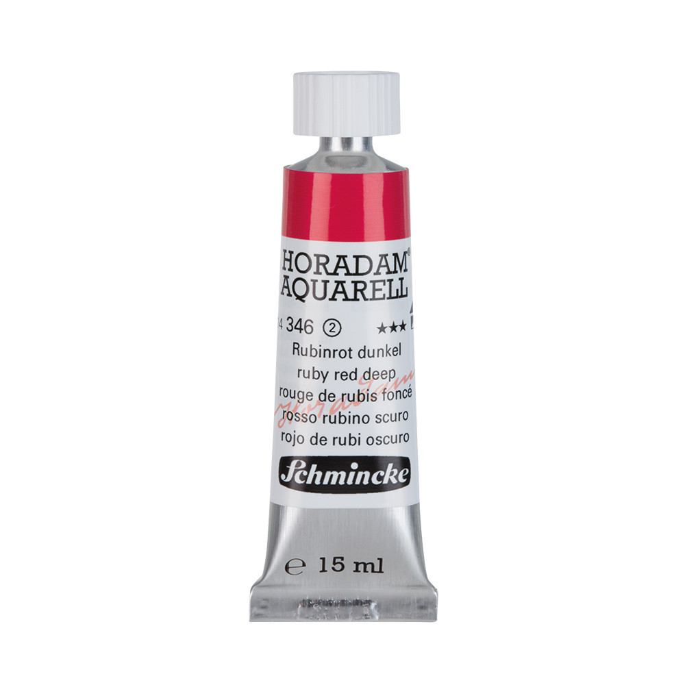Farba akwarelowa Horadam Aquarell - Schmincke - 346, Ruby Red Deep, 15 ml