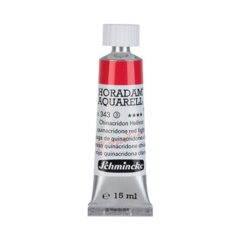 Horadam Aquarell watercolor paint - Schmincke - 343, Quinacridone Red Light, 15 ml