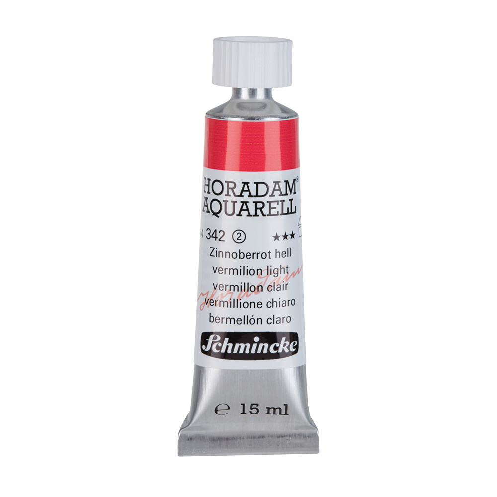 Horadam Aquarell watercolor paint - Schmincke - 342, Vermilion Light, 15 ml