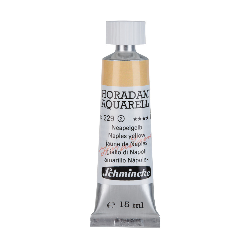 Horadam Aquarell watercolor paint - Schmincke - 229, Naples Yellow, 15 ml