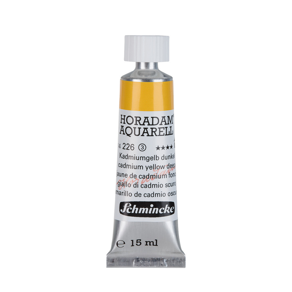 Horadam Aquarell watercolor paint - Schmincke - 226, Cadmium Yellow Deep, 15 ml