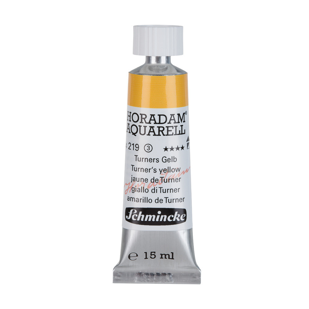 Horadam Aquarell watercolor paint - Schmincke - 219, Turner's Yellow, 15 ml