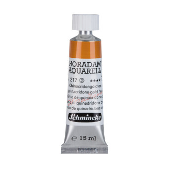 Horadam Aquarell watercolor paint - Schmincke - 217, Quinacridone Gold Hue, 15 ml