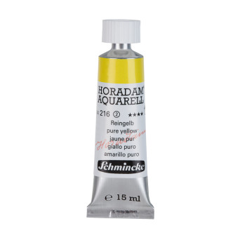 Horadam Aquarell watercolor paint - Schmincke - 216, Pure Yellow, 15 ml