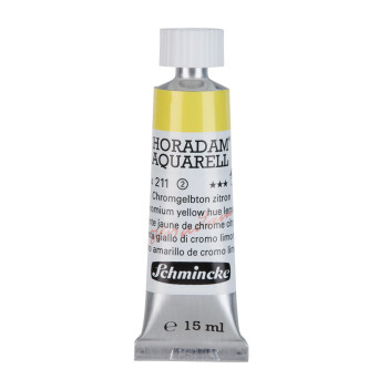 Horadam Aquarell watercolor paint - Schmincke - 211, Chromium Yellow Hue Lemon, 15 ml