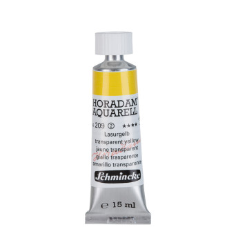 Horadam Aquarell watercolor paint - Schmincke - 209, Transparent Yellow, 15 ml