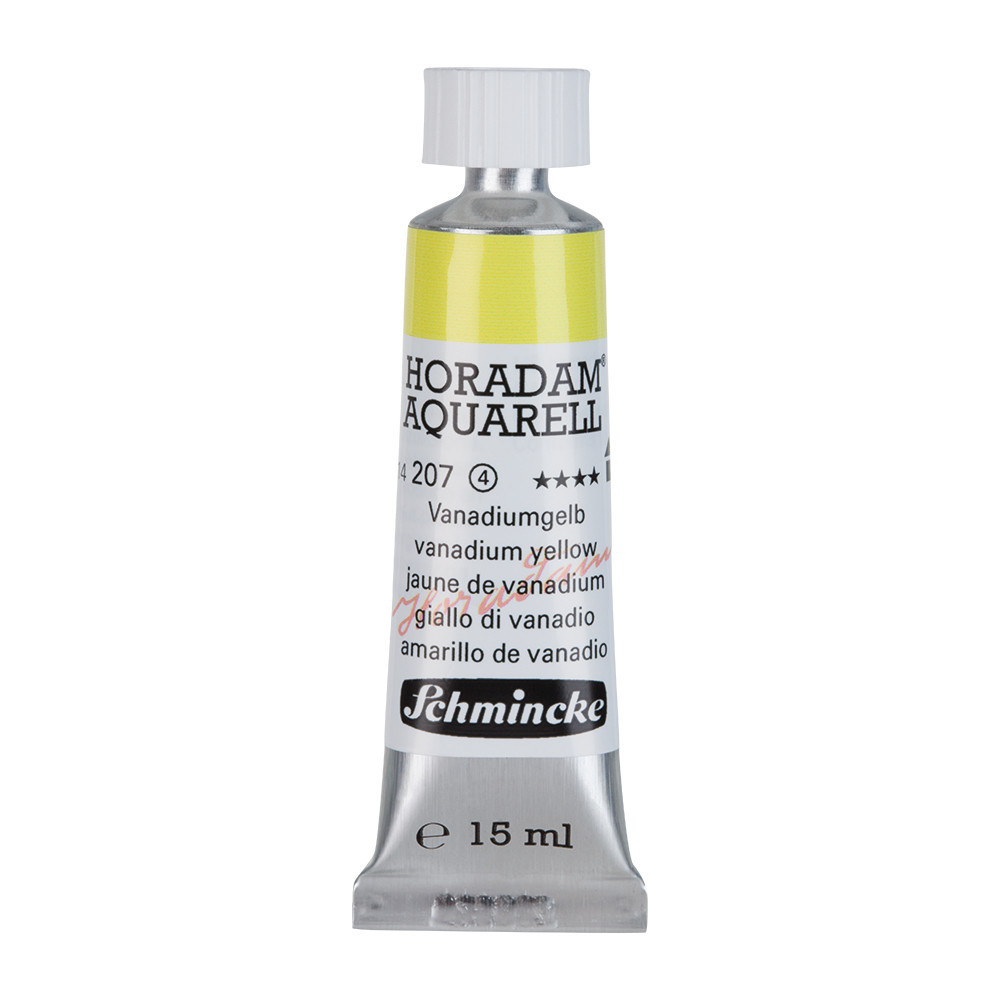 Horadam Aquarell watercolor paint - Schmincke - 207, Vanadium Yellow, 15 ml