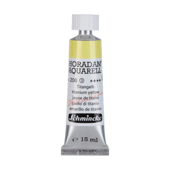 Farba akwarelowa Horadam Aquarell - Schmincke - 206, Titanium Yellow, 15 ml
