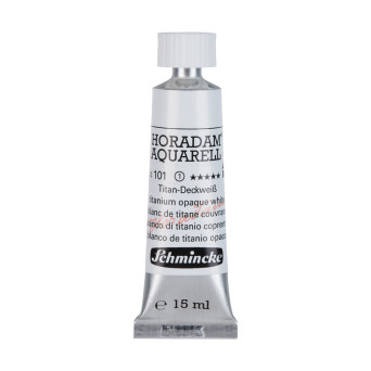 Horadam Aquarell watercolor paint - Schmincke - 101, Titanium Opaque White, 15 ml