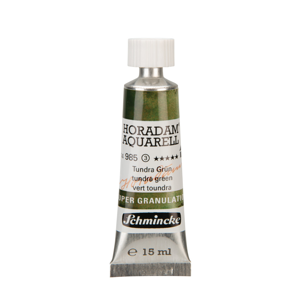 Farba akwarelowa Horadam Aquarell - Schmincke - 985, Tundra Green, 15 ml