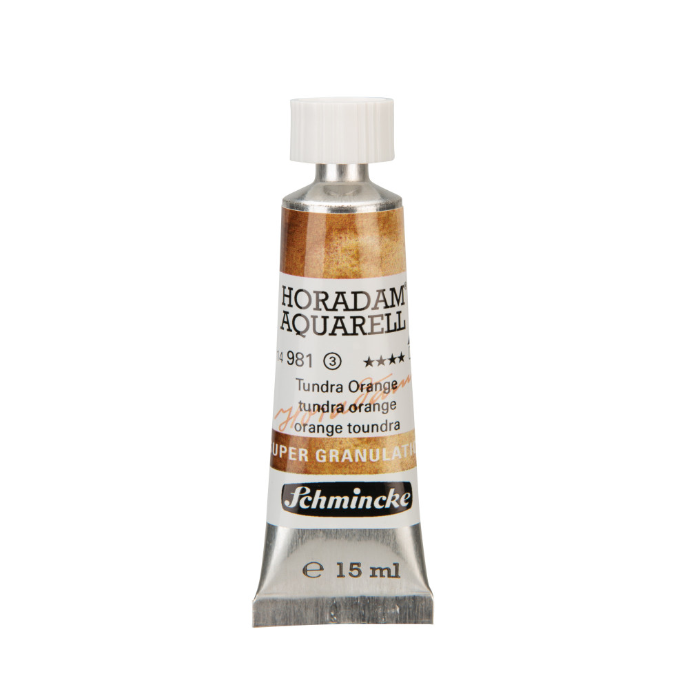 Horadam Aquarell watercolor paint - Schmincke - 981, Tundra Orange, 15 ml