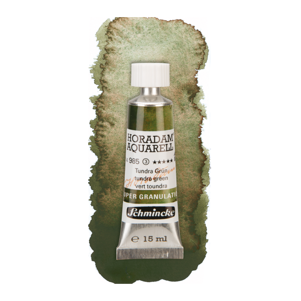 Horadam Aquarell watercolor paint - Schmincke - 985, Tundra Green, 15 ml