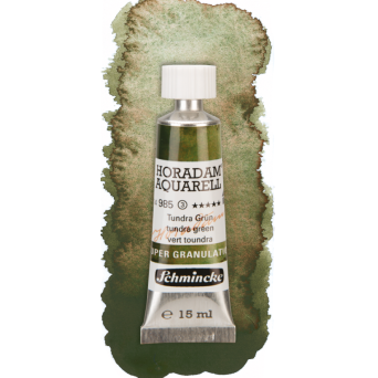 Farba akwarelowa Horadam Aquarell - Schmincke - 985, Tundra Green, 15 ml