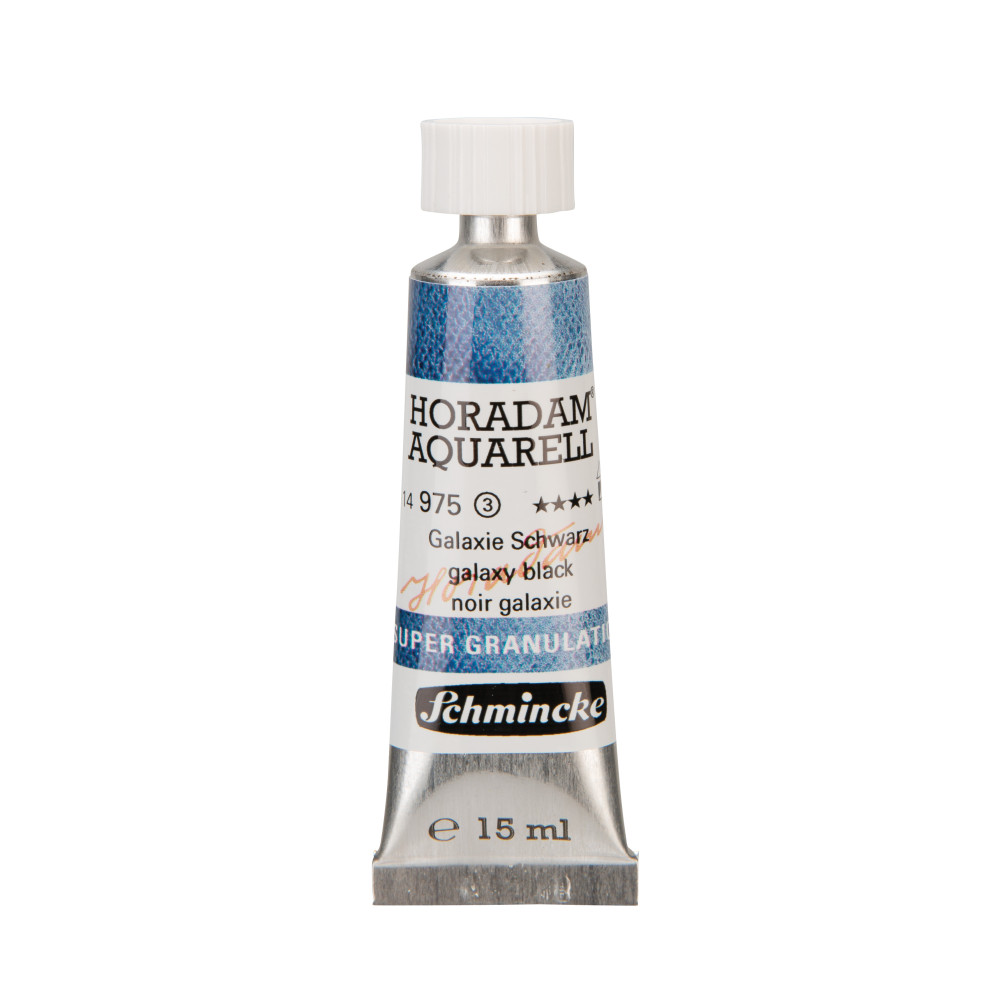 Farba akwarelowa Horadam Aquarell - Schmincke - 975, Galaxy Black, 15 ml