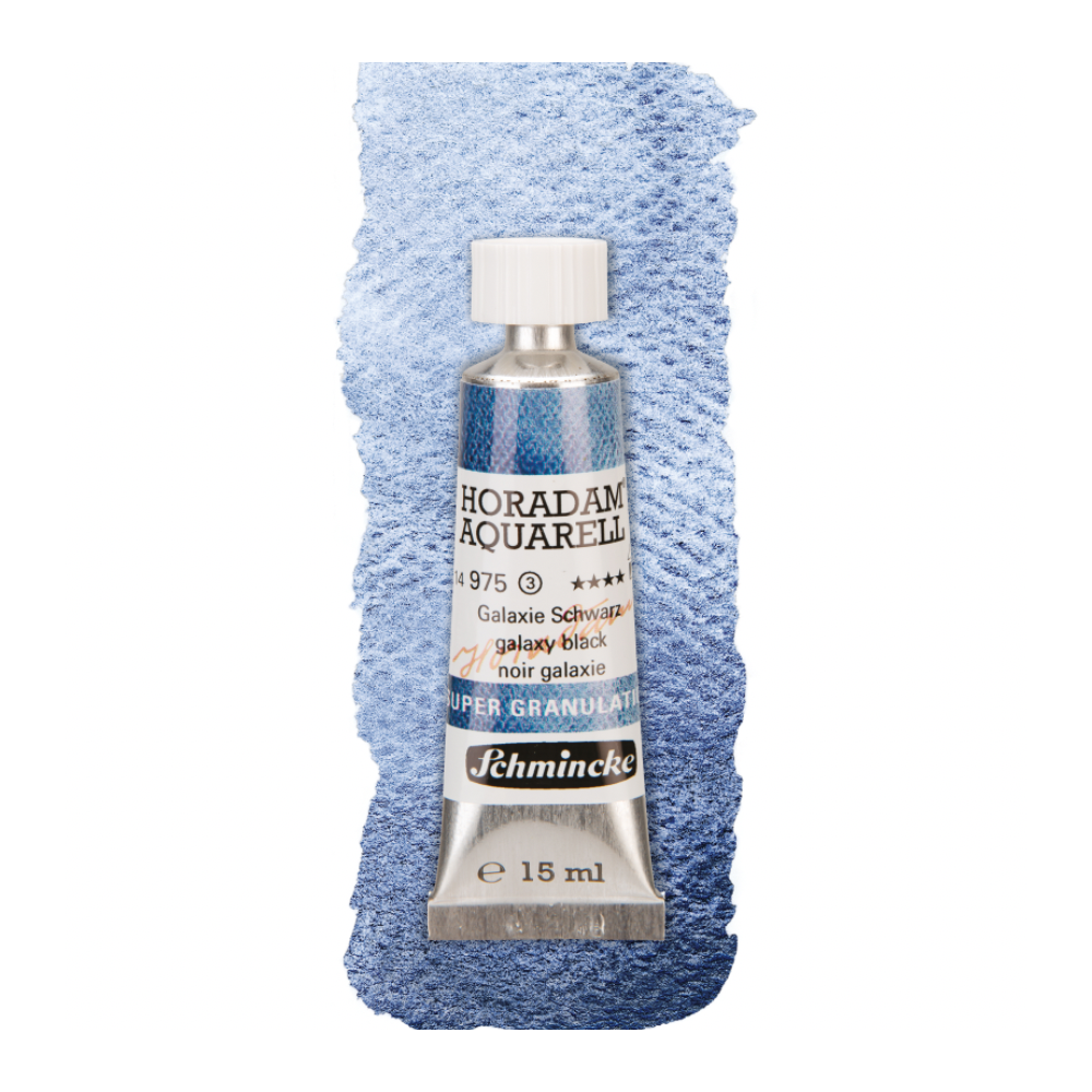 Farba akwarelowa Horadam Aquarell - Schmincke - 975, Galaxy Black, 15 ml