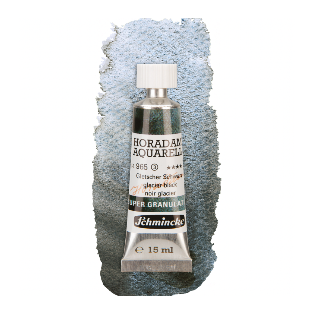 Horadam Aquarell watercolor paint - Schmincke - 965, Glacier Black, 15 ml