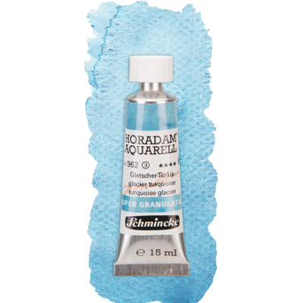 Horadam Aquarell watercolor paint - Schmincke - 962, Glacier Turquoise, 15 ml