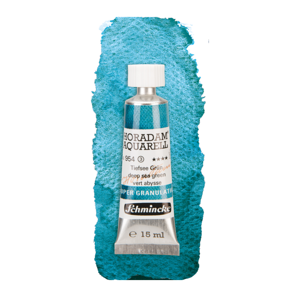 Farba akwarelowa Horadam Aquarell - Schmincke - 954, Deep Sea Green, 15 ml