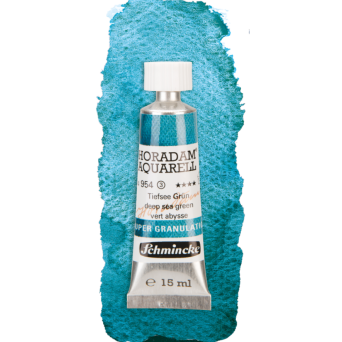 Horadam Aquarell watercolor paint - Schmincke - 954, Deep Sea Green, 15 ml
