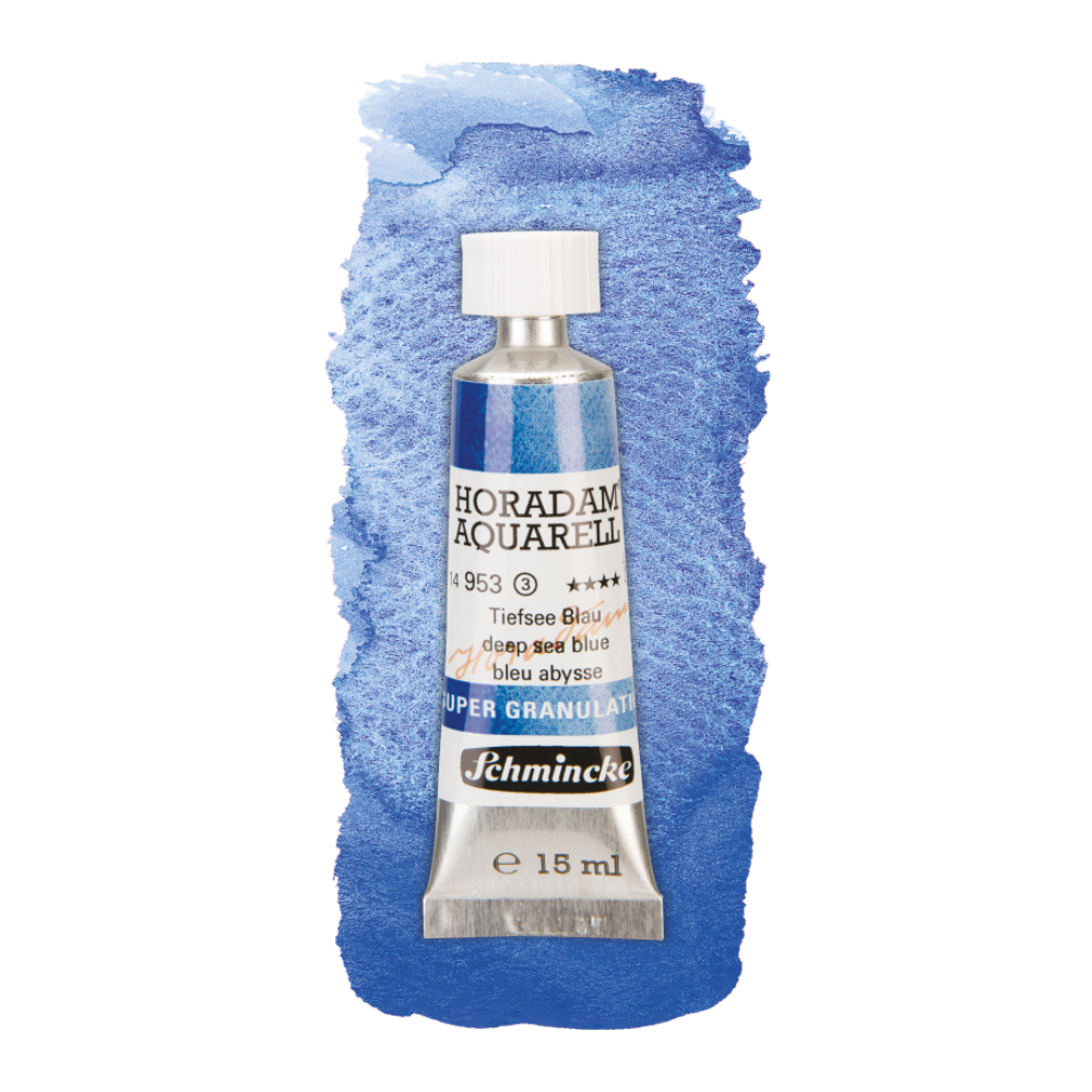Horadam Aquarell watercolor paint - Schmincke - 953, Deep Sea Blue, 15 ml