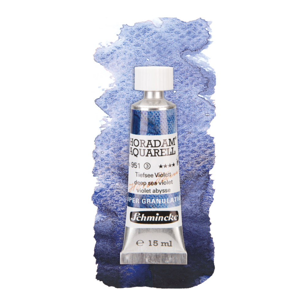 Horadam Aquarell watercolor paint - Schmincke - 951, Deep Sea Violet, 15 ml