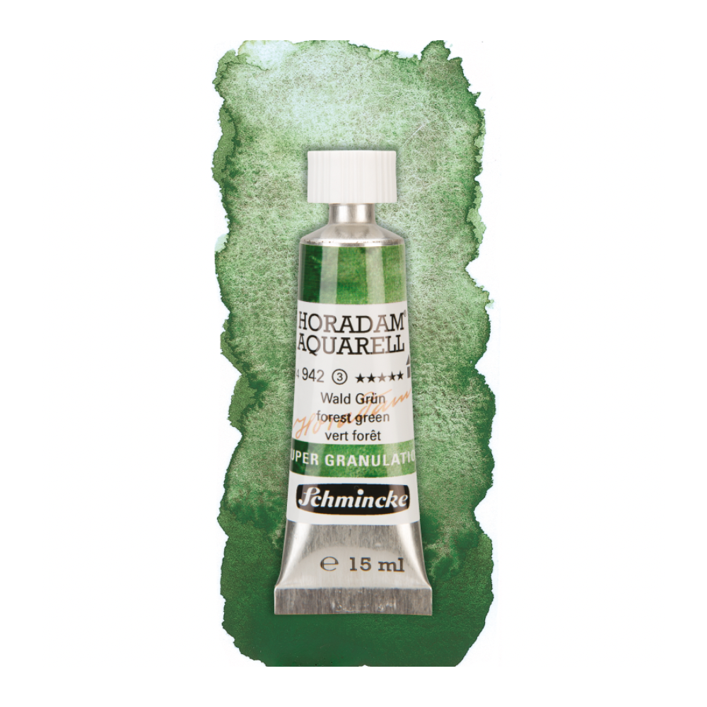 Farba akwarelowa Horadam Aquarell - Schmincke - 942, Forest Green, 15 ml