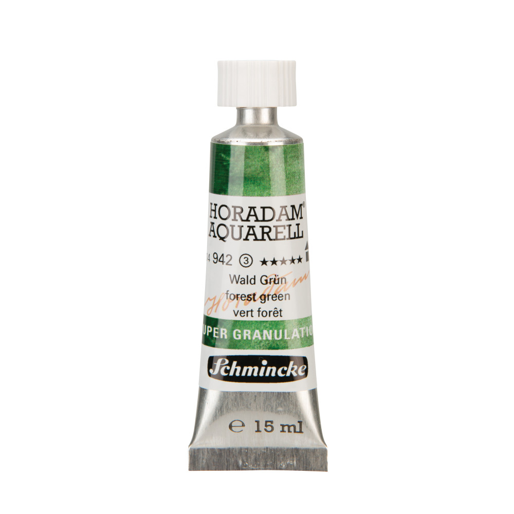 Horadam Aquarell watercolor paint - Schmincke - 942, Forest Green, 15 ml
