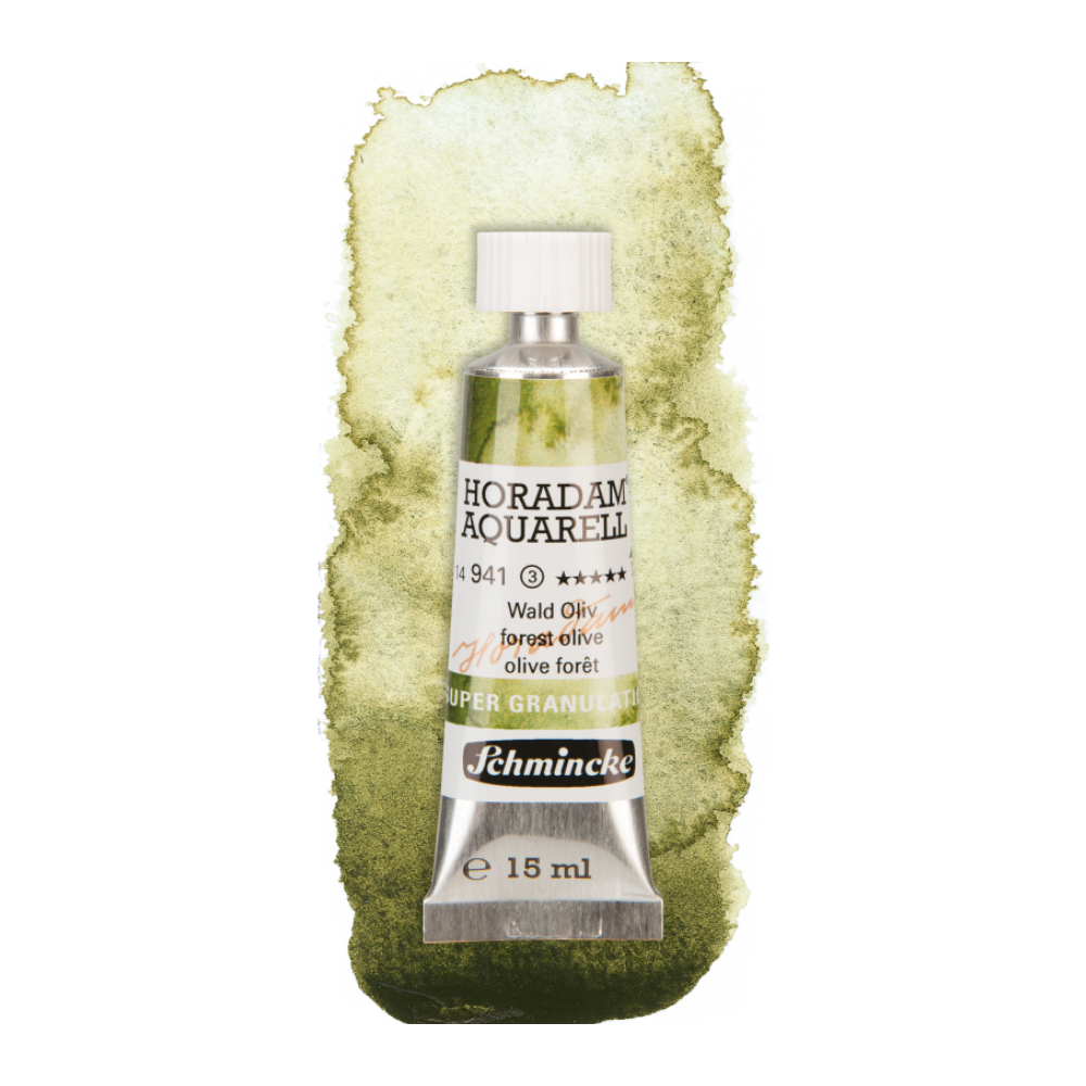 Horadam Aquarell watercolor paint - Schmincke - 941, Forest Olive, 15 ml