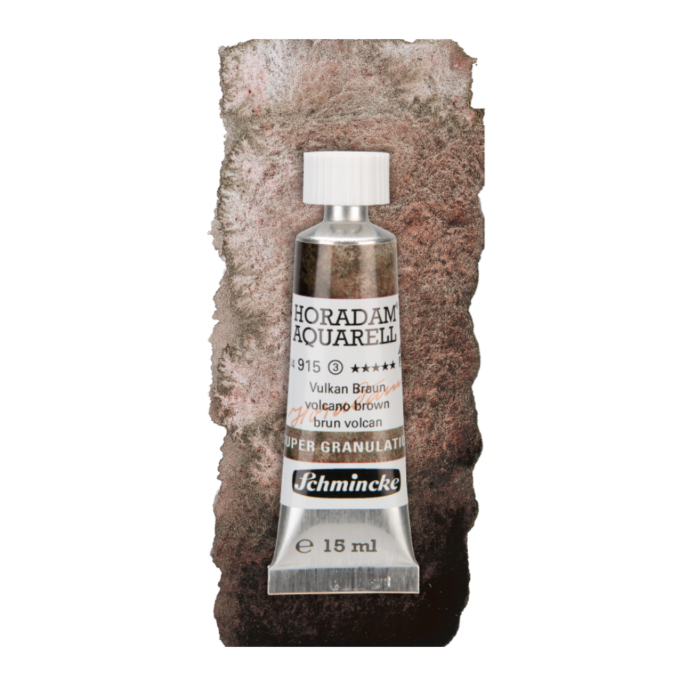 Horadam Aquarell watercolor paint - Schmincke - 915, Volcano Brown, 15 ml