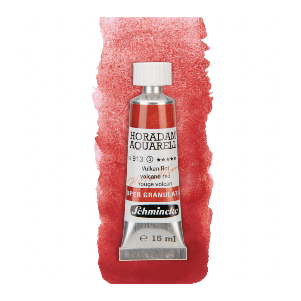 Farba akwarelowa Horadam Aquarell - Schmincke - 913, Volcano Red, 15 ml